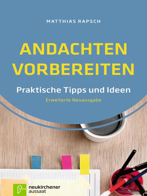 Title details for Andachten vorbereiten by Matthias Rapsch - Available